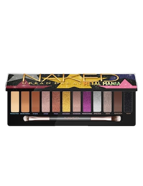 Paleta De Sombras Urban Decay Metal Mania 12 Tonos