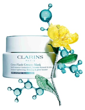 Cla Cryo Flash Cream Mask para reafirmar Clarins Flash Solutions