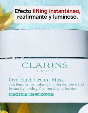 Cla Cryo Flash Cream Mask para reafirmar Clarins Flash Solutions