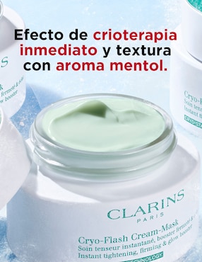 Cla Cryo Flash Cream Mask para reafirmar Clarins Flash Solutions