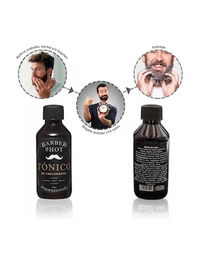 Tónico facial tonico para cabello y barba Barber Shot Profesional