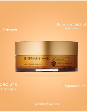 Parches para ojos gold snail Tony Moly Intense Care