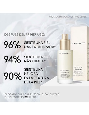 Sérum facial Mac todo tipo piel