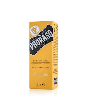 Aceite para barba recomendado para hidratar de día y noche Proraso Wood & Xpice todo tipo piel