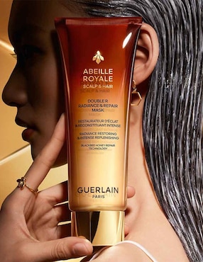 Mascarilla para cabello Abeille royale mascarilla double r luminosidad y reparación para nutrir Guerlain 200 ml