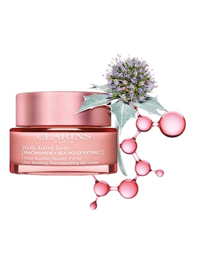 Crema facial recomendada para prevenir signos de la edad día Clarins para todo tipo piel
