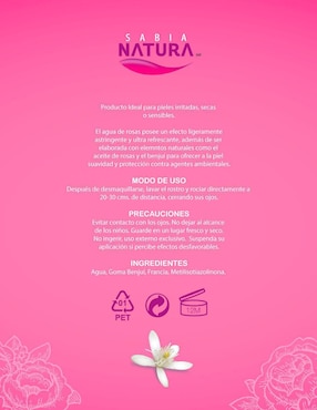 Body mist Best Health Agua de Rosas con Benjuí para mujer