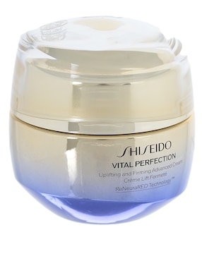 Crema facial recomendada para revitalizar día y noche Shiseido Vital Perfection para todo tipo piel