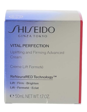 Crema facial recomendada para revitalizar día y noche Shiseido Vital Perfection para todo tipo piel