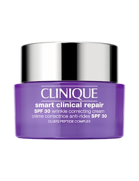 Crema facial recomendada para prevenir signos de la edad día Clinique Smart Clinical Repair Wrinkle Correcting Cream Spf 30 para todo tipo piel