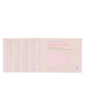 Mascarilla Para Labios Rosé Lips Para Hidratar Patchology 5 Parches