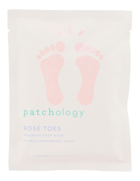 Mascarilla Para Pies Rosé Toes Para Renovar Patchology 9 Ml