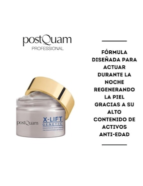 Crema facial recomendada para prevenir signos de la edad de noche Postquam para todo tipo piel