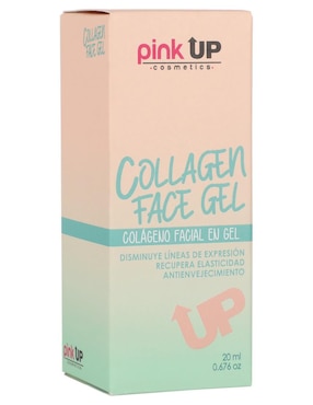 Sérum reafirmante Colágeno Facial en Gel Pink Up Cosmetics todo tipo piel