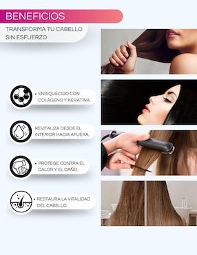 Sérum de protección térmica para cabello Colágeno y Keratina Dermafol todo tipo piel