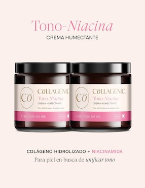 Set de crema facial recomendada para aclarar de noche Collagenic para todo tipo piel