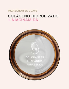 Set de crema facial recomendada para aclarar de noche Collagenic para todo tipo piel