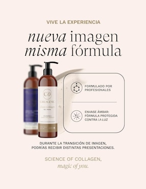 Set Dermolimpiador facial en gel ácido hialurónico + colágeno 500 ml c/u Collagenic Premium para desintoxicar