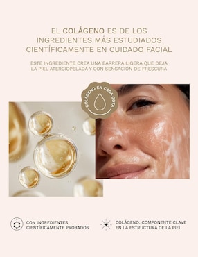 Set Dermolimpiador facial en gel ácido hialurónico + colágeno 500 ml c/u Collagenic Premium para desintoxicar