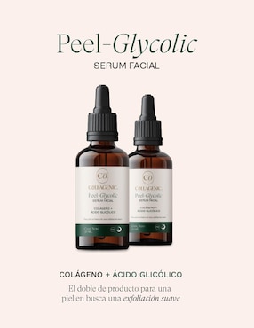 Sérum facial Set Exfoliante Collagenic Ácido Glicolico + Colágeno 50 ml C/U Collagenic todo tipo piel