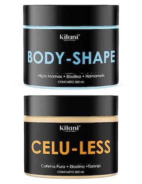 Set de crema para cuerpo recomendada para desinflamar y relajar día y noche Kilani para piel normal