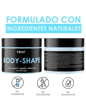Set de crema para cuerpo recomendada para desinflamar y relajar día y noche Kilani para piel normal