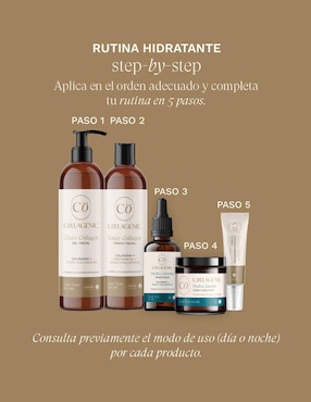 Set Dermolimpiador facial en gel collagenic ácido hialurónico + ácido salicílico para piel mixta 500 ml c/u Collagenic para exfoliar