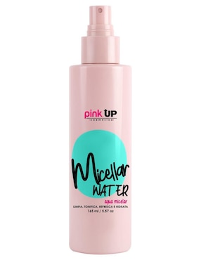 Limpiador Facial Agua Micelar Pink Up Cosmetics Para Tonificar