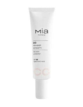 Crema Para Facial Recomendada Para Reafirmar De Día CC Reveal Cream Mia Makeup Para Piel Todo Tipo