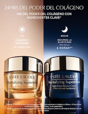 Crema facial recomendada para humectar noche Estée Lauder Revitalizing Supreme para todo tipo piel