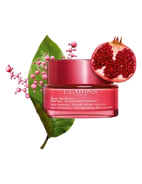 Tratamiento facial Super Restorative Rose Radiance hidratante Clarins