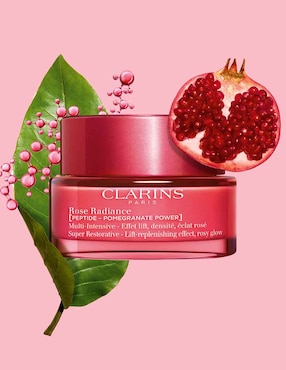 Tratamiento facial Super Restorative Rose Radiance hidratante Clarins