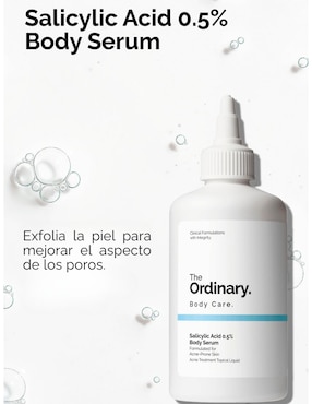 Sérum exfoliante para cuerpo Salicylic Acid 0.5% The Ordinary todo tipo piel