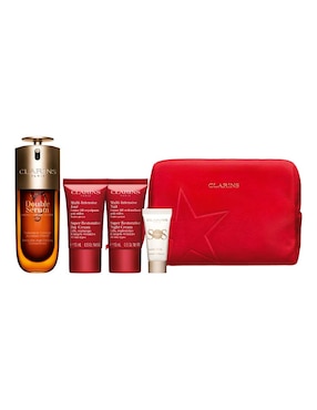 Kit De Tratamiento Facial Vp Ds & Super Restorative Hly Antiedad Clarins