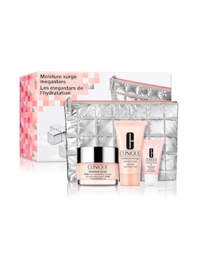 Kit De Tratamiento Facial Moisture Surge Megastars Hidratante Clinique Holiday