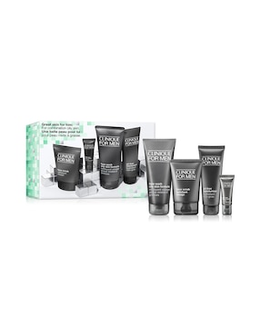 Kit De Tratamiento Para Rostro Y Cuerpo Great Skin For Him: For Combination Oily Skin Hidratante Clinique Holiday