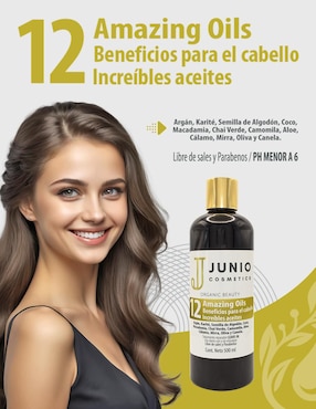 Tratamiento capilar hidratante Junio Cosmetics