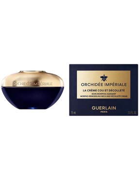 Crema para cuello y escote recomendada para reafirmar día y noche Guerlain Orchidée Impériale para todo tipo piel