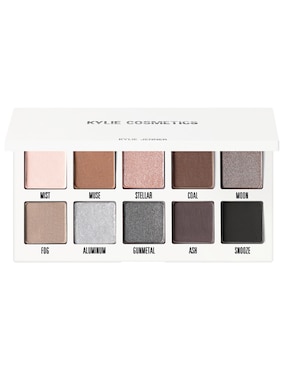 Paleta De Sombras Kylie The Smokey Palette 10 Tonos