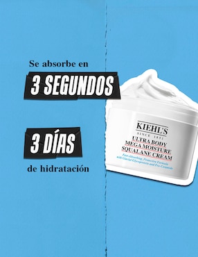 Crema corporal recomendada para hidratar de día ultra body mega moisture kiehl's todo tipo piel