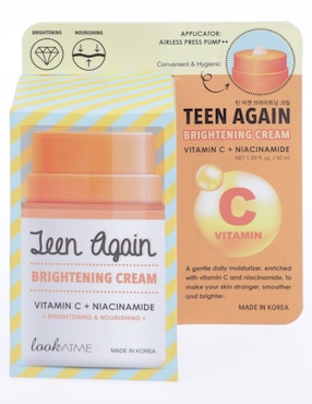 Crema Facial Recomendada Para Hidratar De Día Y Noche Look At Me Teen Again Para Todo Tipo De Piel