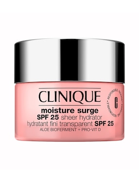 Crema Facial Recomendada Para Hidratar De Día Moisture Surge SPF 25 Sheer Hydrator Clinique Para Todo Tipo De Piel