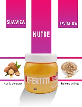 Mascarilla argán para suavizar Nefertiti