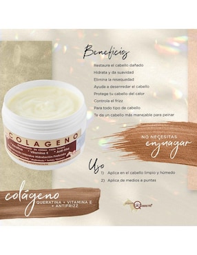Crema para peinar para todo tipo de cabello Colágeno Para Cabello La Reserva Yeguada La Reserva para antifrizz