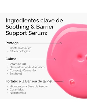 Sérum antiedad facial soothing barrier support the ordinary de piel normales y sensibles