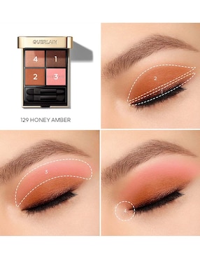 Paleta de sombras Guerlain Ombres G 4 tonos