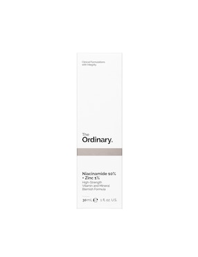 Sérum revitalizante facial Niacinamide 10% + Zinc 1% The Ordinary todo tipo de piel
