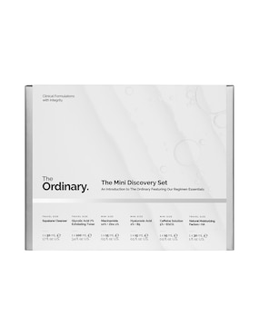 Kit tratamiento facial Mini Discovery hidratante The Ordinary