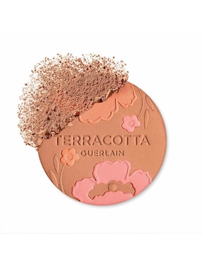 Paleta de blush e iluminador en polvo compacto Guerlain Terracotta