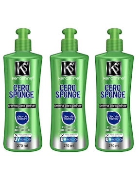 Crema para peinar cabello ondulado Kerashine para hidratar